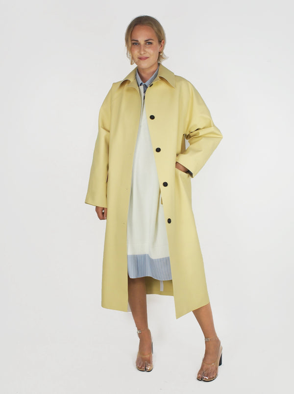 Original Below Custard Rubber Coat - Yellow