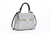 Mune Printed Leather - White