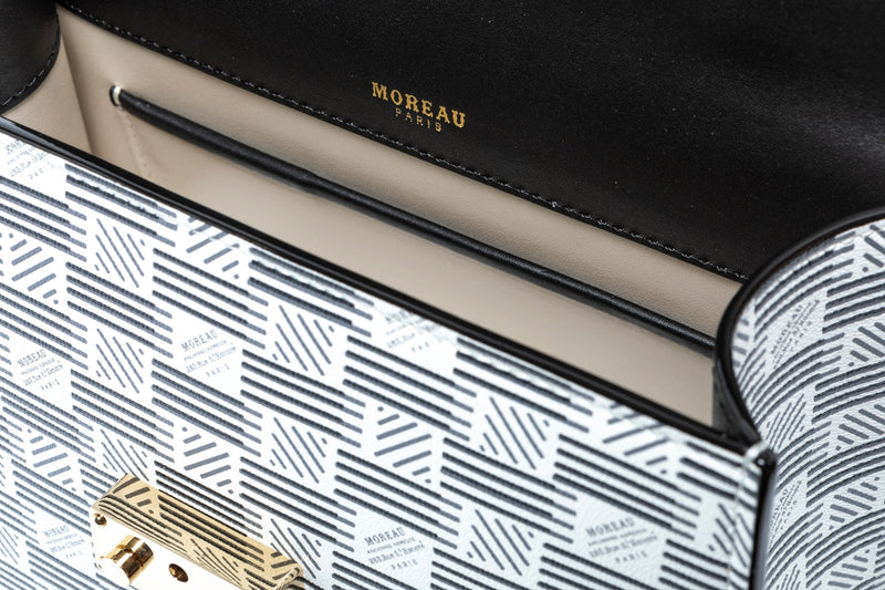 Mune Printed Leather - White