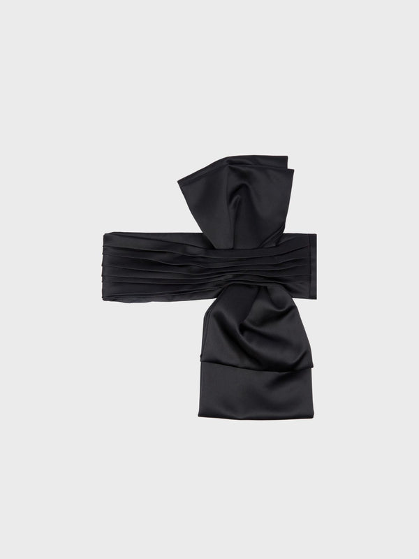 Bow Cummerbund - Black