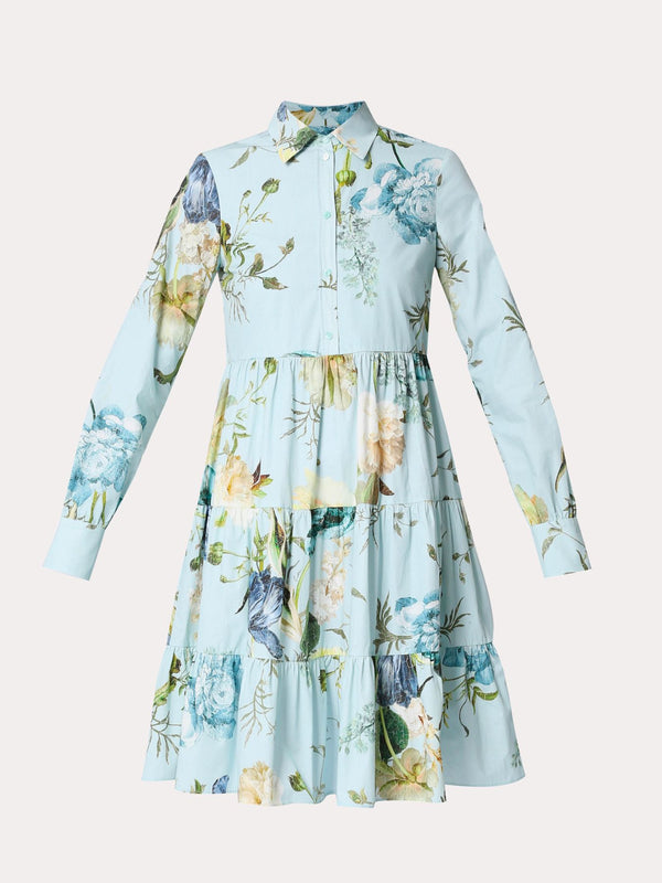 Abilene Dress - Blue/Multi