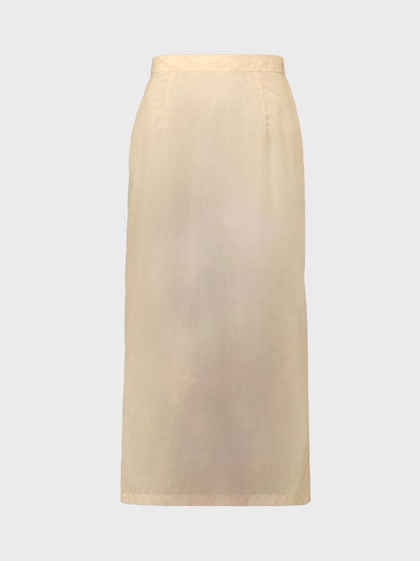 Nylon Skirt - Cream